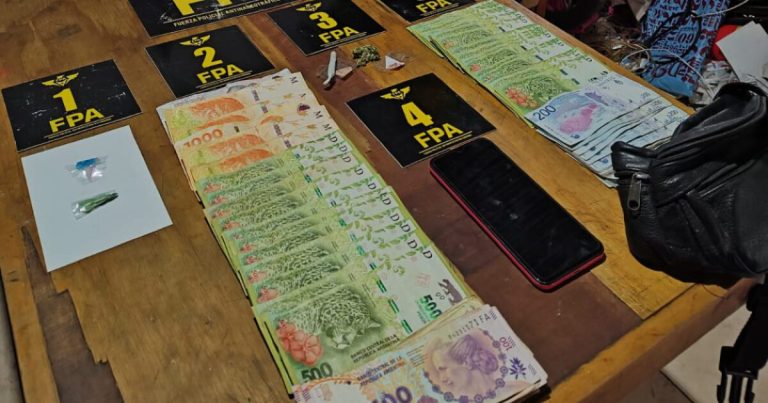 Laboulaye: Cuatro personas detenidas por venta de drogas: secuestraron cocaína